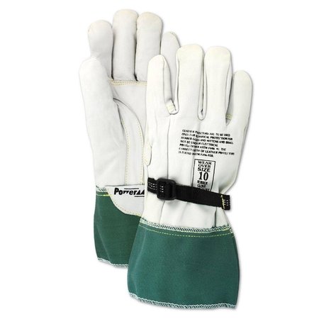 MAGID PowerMaster Low Voltage Leather Linesman Protector Glove 12604-11